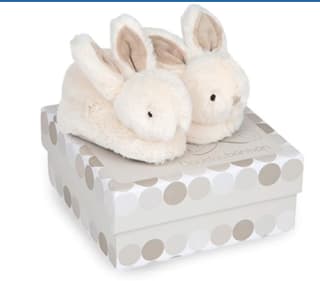 Coffret Chaussons Avec Hochet Taupe Doudou Et Compagnie à 13€
