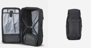 Sac à dos de voyage FORCLAZ avec ouverture valise 50+6L, Travel 900 gris à 78,99€