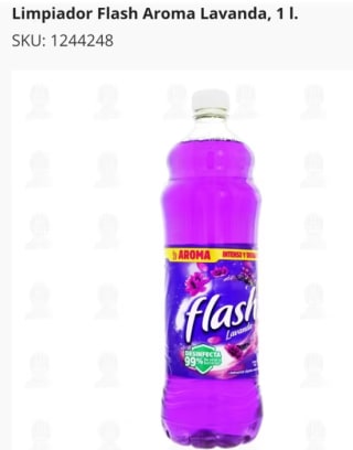 Limpiador Flash Aroma Lavanda 1L por $15 | Farmacias Guadalajara