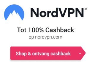 100% cashback bij NordVPN