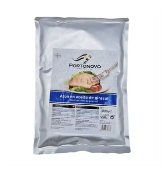 Portonovo Atún Aceite Girasol Bolsa 1000 gr 8 Unidades por 38.08€