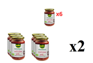 2 Packs de 6 unidades de 350g de Solis Tomate Frito Casero Ecologico por 11.98€