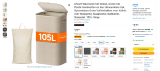 Lifewit Wasmand voor €27,99