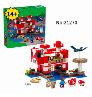 Bloques construcción Minecraft La Casa-Champiñaca 500 piezas por 20.59€