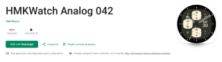 HMKWatch Analog 042 para WearOS Gratis | Google PlayStore
