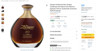 Ron Zacapa Centenario XO 750ml por $1,940 | Oferta Amazon