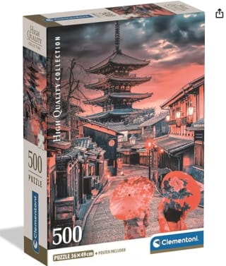 Clementoni - Puzzle Adulto 500 Piezas Collection Evening In Kyoto Compact Box 5.99€