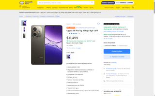 Oppo A5 Pro 5G 256GB por $3,629 | Mercado Libre