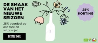 25% korting op alle witte wijnen en rosé bij Neleman