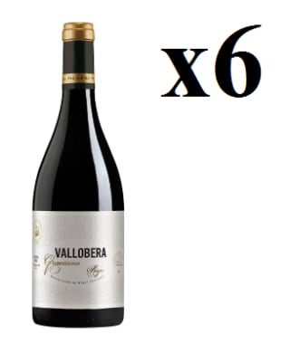 6 Botellas de Vallobera Graciano 2018 por 39.5€