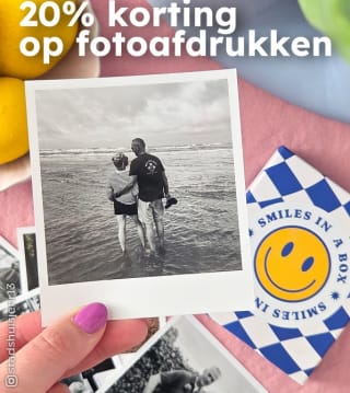 20% korting op alle fotoafdrukken bij Smartphoto
