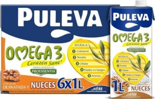 Pack 6x1L de PULEVA Preparado lacteo desnatado, enriquecido con nueces por 6.55€