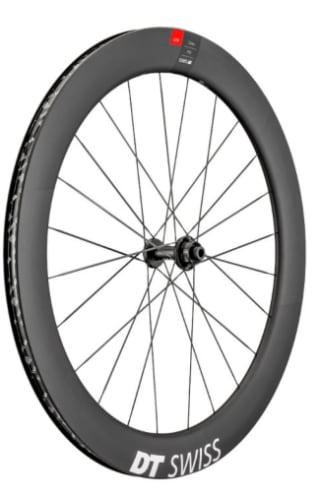Roue avant vélo carbone DT Swiss ARC 1100 DICUT db 62 - 28" Carbone à 752,26€