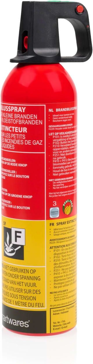 Smartwares Brandblusser Spray voor €10,44 bij Amazon