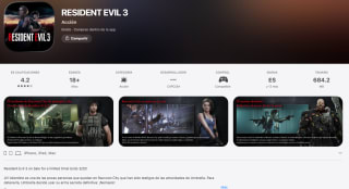 Resident Evil 3 por $159 | AppStore