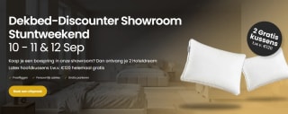 Dekbed-Discounter Boxspring Showroom Stuntweekend 10 - 11 & 12 Sep