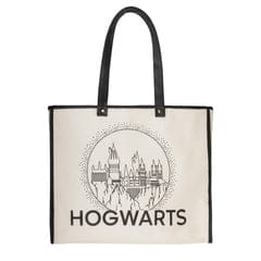 Harry Potter Bolsa Castillo de Hogwarts Blanca y Negra 42 x 33 cm por 3.99€