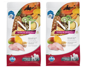 2 x Farmina N&D Tropical Selection Pienso De Pollo Para Perros 2kg por 11.98€