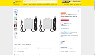 No Break Mini UPS 2 Unidades 5400 mah por $279 | Mercado Libre