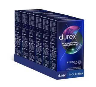 Preservativos Durex Placer Prolongado pack de 72 unidades por 36,94€ [6 Cajitas]