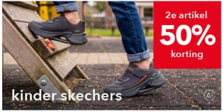 50% korting op 2e paar kinder Sketchers bij Scapino