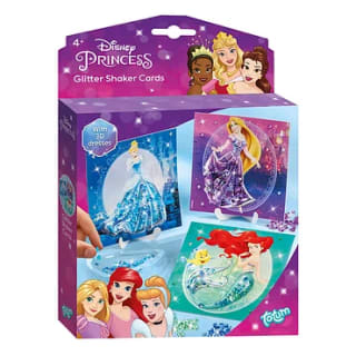 Totum Disney Princess - Glitter Shaker Kaarten voor €2,99 bij Lobbes