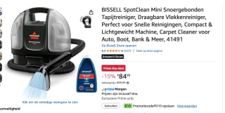 Bissell SpotClean Mini tapijtreiniger voor €67,99 dmv code bij Amazon