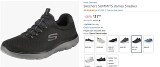 Skechers Summits-Suited dames sportschoenen voor €37,48 bij Amazon