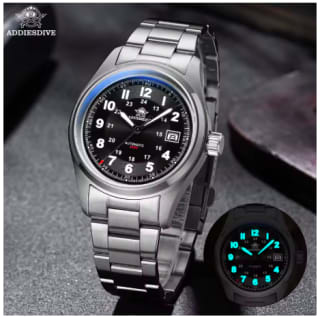 ADDIESDIVE reloj automático militar con movimiento japonés por 58,28€.