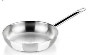 BRA Profesional Sartén de Acero Inoxidable 24cm Plata por 13.99€