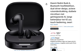 Redmi Buds 6 - Draadloze oordopjes voor €25,61 bij Amazon