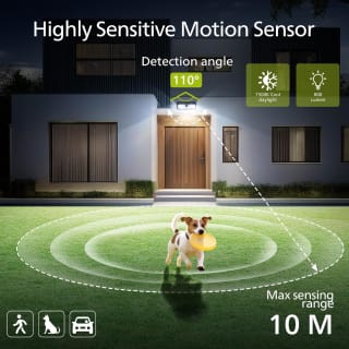 Philips Solar Motion Sensor Outdoor Light (258 LEDs) for £10.99 at Amazon