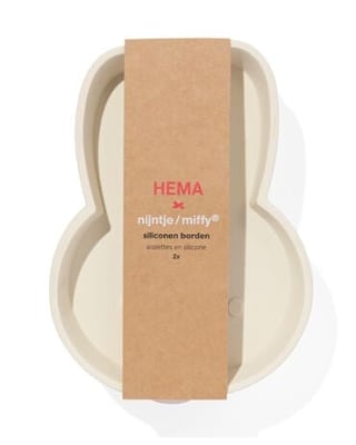 Nijntje borden siliconen (2 stuks) voor €5 bij HEMA