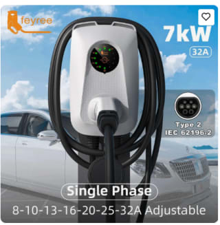 Station de charge Feyree EV 7 KW type 2,32 A à 123,95€