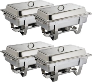 Olympia Milan chafing dish set GN 1/1 (4 stuks) voor €119,79 bij Horecastyle