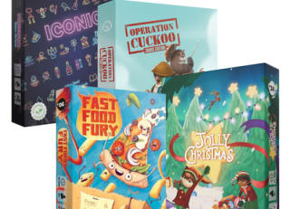 Jolly Dutch Kerstpakket (NL) met vier spellen voor €40 bij De Spelletjes Vrienden