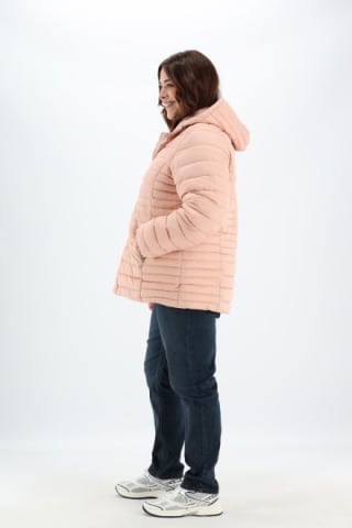 Eviva lichtroze puffer jacket met kap voor €16,50 bij Bel&Bo
