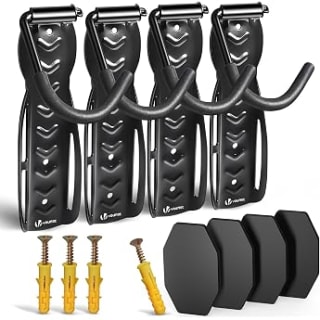 Justech 4PCs soportes de pared para bicicleta por 12,79€ en Amazon
