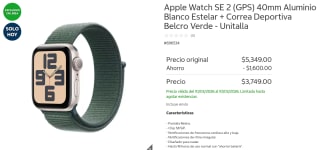 Apple Watch SE 2 40mm por $3,749 | Costco