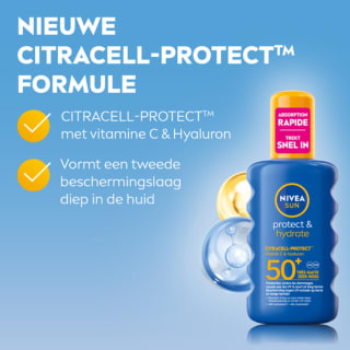 NIVEA Sun Protect & Hydrate zonnespray (6 x 200 ml) voor €29,95 bij Bol