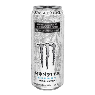 Bebida energética Monster Zero Ultra (473ml) por $26 en Chedraui