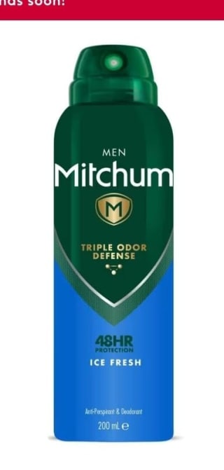 Mitchum Men 48h Anti-Perspirant Deodorant Spray 200ml – £1.34 w/ S&S Amazon