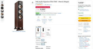Altavoz Polk Audio ES60 200W en $8,808 | Oferta Amazon