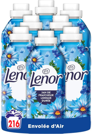 Lenor Adoucissant 216 (8x27) Lavages pour 14,70€ chez Amazon