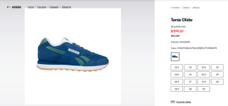 Tenis Glide Reebok para Hombre por $875