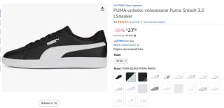 Puma Smash 3.0 Sneakers voor €27 bij Amazon