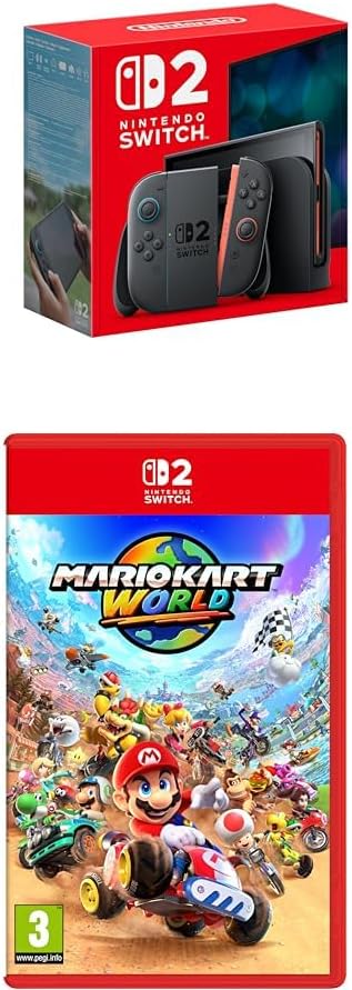 Nintendo Switch 2 + Mario Kart World pour 469,99€ chez Amazon