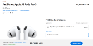 AirPods Pro 3 (3ra Gen) por $4,349 | MacStore (Creditea Pay)