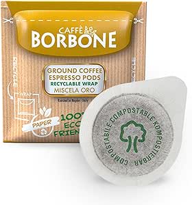 Caffè Borbone Cápsulas Compostables, Mezcla de Café Oro - 150 Cápsulas por 12.88€