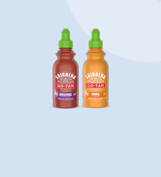 Go-Tan Sriracha (Original of Mayo) voor €1 bij Scoupy